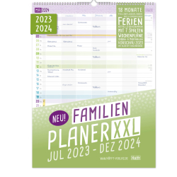 Familienplaner XXL 23/24 Wandkalender 7-