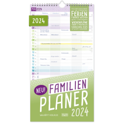 Familienplaner 2024 Wandkalender 12