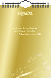 Bastelkalender 2024 A5 gold,