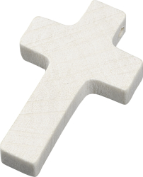 Holzkreuz 35x21mm natur 5er