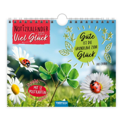 Trötsch Notizkalender mit Postkarten