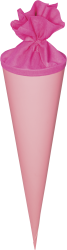 Schultüte Filzverschluss 70cm pink