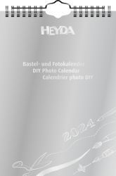 Bastelkalender 2024 A5 silber, - 2070428004