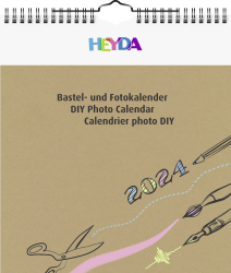 Bastelkalender 2024 21,5x24cm be, - 2070442004