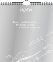 Bastelkalender 2024 21,5x24cm si, - 2070448004