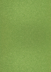cArt-Us Glitterkarton A4 olivgrün