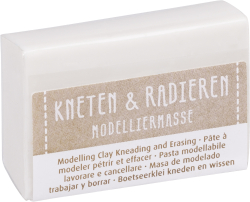 Kneten & Radieren Mod.Masse weiß 20g