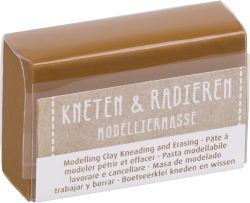 Kneten & Radieren Mod.Masse braun 20g