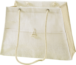 100% Jute City Bag 29x40x13cm