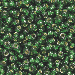 Böhm.Rocaille2,5mm17g dunkelgrün