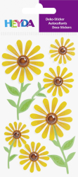 Heyda Sticker Blumen gelb