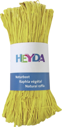 Heyda Naturbast  hellgelb 50g