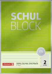 Brunnen Schulblock A4 Lin02 50Bl Premiu - 1052602