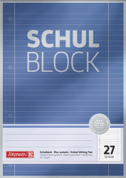 Brunnen Schulblock A4 Lin27 50Bl Premium