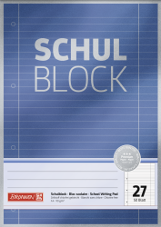 Brunnen Schulblock A4 Lin27 50Bl Premium