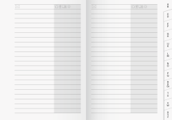 Registerheft 10x14cm fürKalender