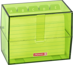 Karteibox A7 gefüllt kiwi - 102057052