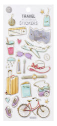 HobbyFun Glossy-Sticker Reise