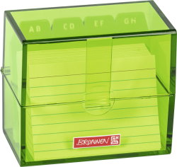 Karteibox A8 gefüllt kiwi - 102058052