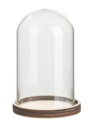 HobbyFun Glas Glocken  mit Holzboden