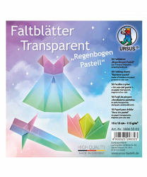 Bähr Transparent Faltblätter Regenbogen