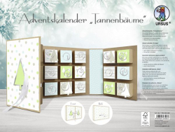 Bähr Adventskalender Tannenbäume