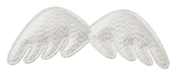 HobbyFun Engelsflügel silber ca. 7,5 cm