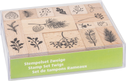 Stempelset Zweige