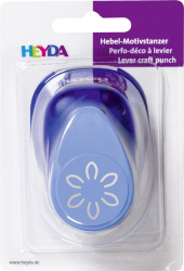 Heyda Motivstanzer Pop up Blume blau