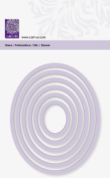 Stanzschablone oval