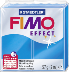 FIMO Effect Transparent 57g blau