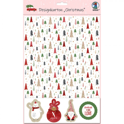 Bähr Designkarton Christmas, DIN A4