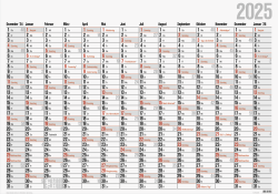 Wandkalender Office I 98x68,5,