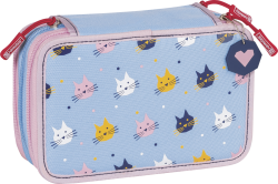 Schüler-Etui 3 Reißverschl. Cats - 104912107