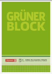 Brunnen Briefblock A5 kariert - 1052438