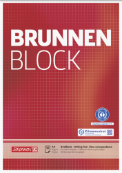 Brunnen Briefblock RCP A4 kariert