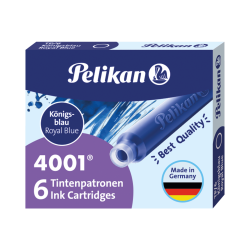 Pelikan Tintenpatr TP6 301178 blau VE6