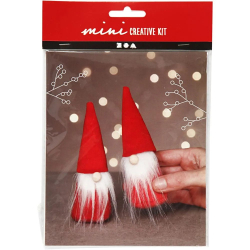 Mini Kreativ Set Weihnachtswichtel Rot - 977401